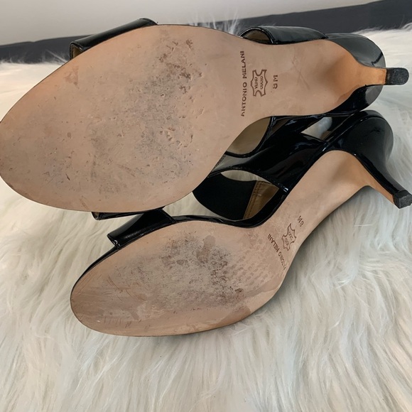 Antonio Melani Black Women's Kitten Heel - Picture 3 of 4